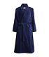 Derek Rose Triton 10 Cotton Velour Navy Towelling Bathrobe Dressing Gown Size L