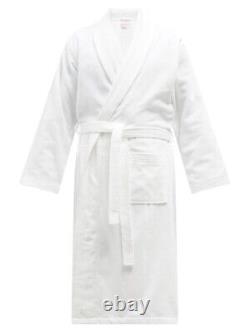 Derek Rose Triton 10 Cotton Velour Towelling Bathrobe Dressing Gown Size M