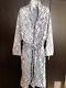 Devonshire Collection Check Trim Soft Bamboo Bathrobe Men's One Size