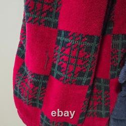 Dior Men's Red Blue Green Checkered Robe