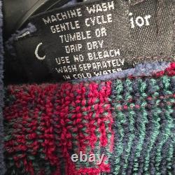 Dior Men's Red Blue Green Checkered Robe