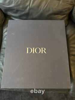 Dior Mens Kim Jones Bathrobe Medium 100% Cotton Belted House Spa Robe Green