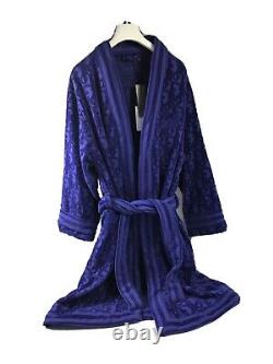 Dior Oblique Jacquard Blue Bathrobe Size M Rrp £1,500