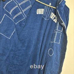 Doctor Who TARDIS Blue Hooded Bath Robe BBC Licensed Robe Factory One Size