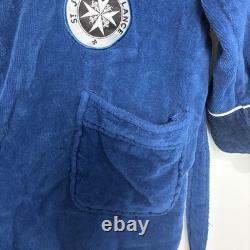 Doctor Who TARDIS Blue Hooded Bath Robe BBC Licensed Robe Factory One Size