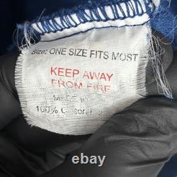 Doctor Who TARDIS Blue Hooded Bath Robe BBC Licensed Robe Factory One Size