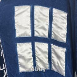 Doctor Who TARDIS Blue Hooded Bath Robe BBC Licensed Robe Factory One Size