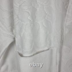 Dolce&Gabbana White Unisex Terry Cotton Bath Robe New