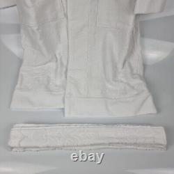 Dolce&Gabbana White Unisex Terry Cotton Bath Robe New