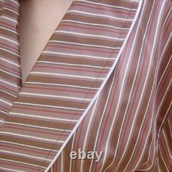 Doubleface Men's Bathrobe Striped Inside Cotton Taubert 48 50 52