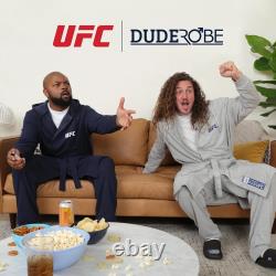 DudeRobe Men's Robe Hooded TERRY Bath Robe for Men with Pockets Soft, Comfy