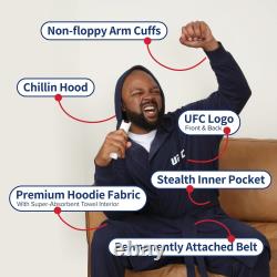 DudeRobe Men's Robe Hooded TERRY Bath Robe for Men with Pockets Soft, Comfy