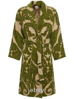 ETRO Green Paisley Bathrobe New And Authentic