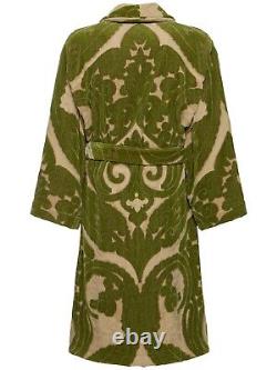 ETRO Green Paisley Bathrobe New And Authentic