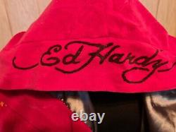 Ed Hardy Mens Hollywood Velvet Bath Robe Super Rare