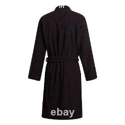 Elegant Adidas Men Bathrobe 3Stripes Value UX FS3373 Black