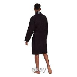 Elegant Adidas Men Bathrobe 3Stripes Value UX FS3373 Black