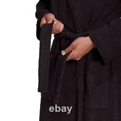 Elegant Adidas Men Bathrobe 3Stripes Value UX FS3373 Black