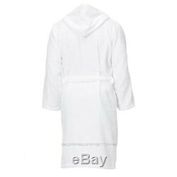 Emporio Armani EA7 Mens Plain Supersoft Dressing Gown / Bathrobe 904010 white