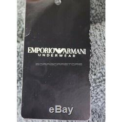 Emporio Armani Mens Plain Supersoft Dressing Gown / Bathrobe 111799 grey