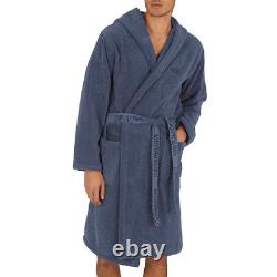 Emporio Armani Mens Woven Bathrobe 110799 Ferro