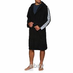 Emporio Armani Woven Bathrobe Mens Underwear Dressing Gown Nero All Sizes
