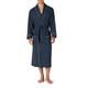 Essentials Men's Lightweight Waffle Bathrobe (Available in Big & Tall), Navy