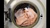 Experiment Bathrobe In A Washing Machine Centrifuge