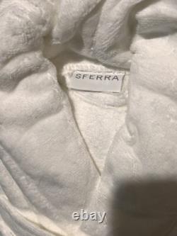 Fairfield By Sferra Bath Robe Velour (White) ONE SIZE NEW