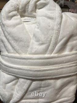 Fairfield By Sferra Bath Robe Velour (White) ONE SIZE NEW