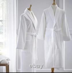Fairfield By Sferra Bath Robe Velour (White) ONE SIZE NEW