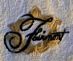 Fairmont BATH/SPA Robe Unisex (OSFA) Thick/White CLEAN & Ready-to-Wear