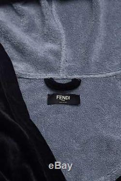 Fendi Bademantel Black Monster Eyes bag Bugs French Terry Bathrobe Bath Rope L