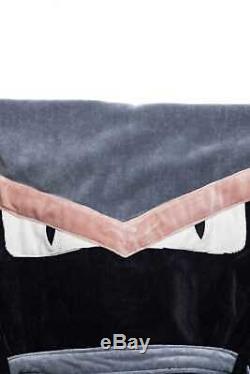 Fendi Bademantel Black Monster Eyes bag Bugs French Terry Bathrobe Bath Rope L