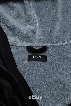 Fendi Bathrobe Black Monster Eyes bag Bugs French Terry Bathrobe Bath Rope L