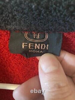 Fendi mens Terrycloth Med Bathrobe Vintage