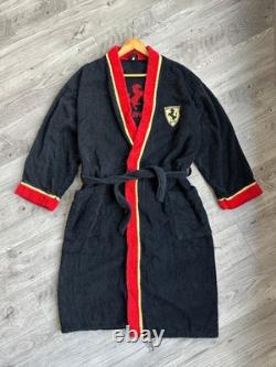 Ferarri big logo vintage 90s rare men's Bath Robe Size XXL