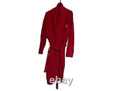 Ferrari Officially Licensed Bathrobe Gown Red Unisex Size XL Made In Turkey