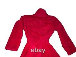 Ferrari Officially Licensed Bathrobe Gown Red Unisex Size XL Made In Turkey