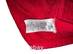 Ferrari Officially Licensed Bathrobe Gown Red Unisex Size XL Made In Turkey