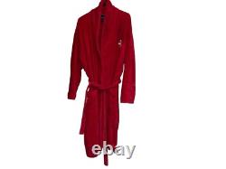Ferrari Officially Licensed Bathrobe Gown Red Unisex Size XL Made In Turkey
