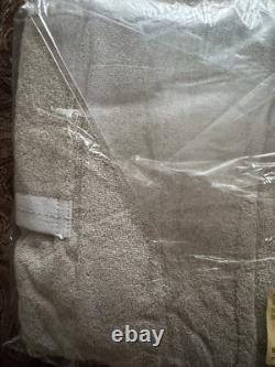 Frette Bathrobe Towel L/XL Cotton/ Linnen Natural Shawl collar