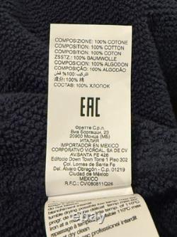 Frette Gent's Size Small Luxurious Bathrobe Midnight Blue Made In Portugal New