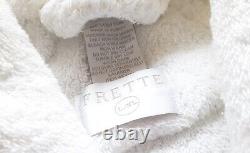 Frette Robe Shawl Collar Bathrobe L / XL 100% Cotton Turkish Resort White NWT