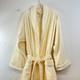 Frette Unisex Bath Robe Shawl Collar Velour Ivory Robe Size L