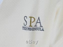 Frette for The Peninsula Hotel Hongkong bathrobe robe 100% cotton beige