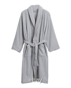 GANT Unisex Robe Bathrobe, Shawl Collar, Terry Cloth, Cotton, Uni