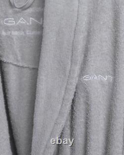 GANT Unisex Robe Bathrobe Shawl Collar Terry Cloth Cotton Uni Colour Selection