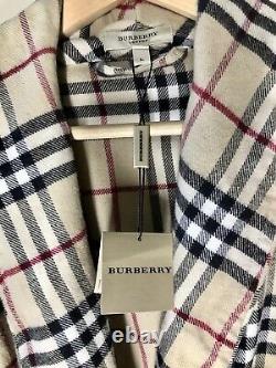 GREAT GIFT FOR DAD! Authentic BURBERRY NWT Iconic Plaid Bathrobe with Belt Sz L