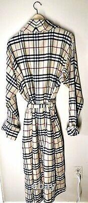 GREAT GIFT FOR DAD! Authentic BURBERRY NWT Iconic Plaid Bathrobe with Belt Sz L